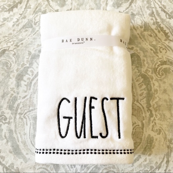 RAE DUNN Guest Hand Towel Set NWT - Picture 4 of 5